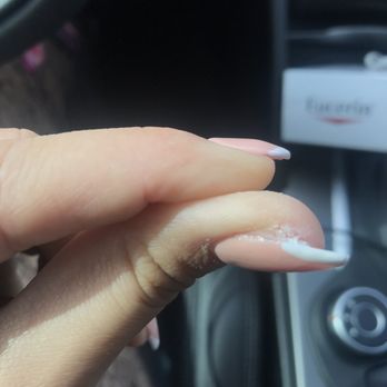 Tustin Nails Spa - Again part of my nail sticking out ! - Nail Salons Near Me - Orange, California Tustin Nails Spa - Again part of my nail sticking out ! - Nail Salons Near Me - Orange, California