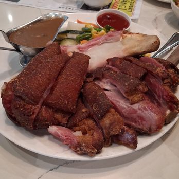 KW Cafe - German Style Pork Knuckle - Hong Kong Style Cafe Near Me - Rowland Heights, California