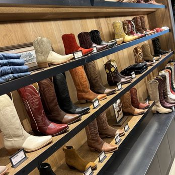 Tecovas Domain Northside - Just a small glimpse at the selection of women's boots. - Leather Goods Near Me - Austin, Texas Tecovas Domain Northside - Just a small glimpse at the selection of women's boots. - Leather Goods Near Me - Austin, Texas