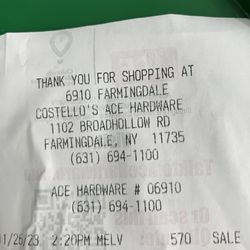 Costello's Ace Hardware Of Farmingdale