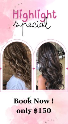 Color/Highlighting Services - With a passion for hair since a child, I’ve now been a hair stylist for 4yrs & soon to be yours 😉

Mention Yelp and call to book or walk on in and mention Yelp: (832) 490-6814

Kaylagomez6814@gmail.com