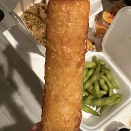 Veggie egg roll - so good! Veggie egg roll - so good!