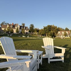 The back lawn