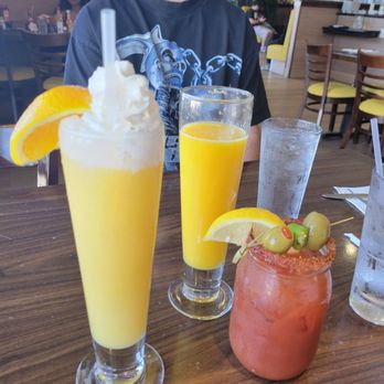 Broken Yolk Cafe - Michelada, orange creamsicle drink thingy, OJ - American Near Me - Corona, California Broken Yolk Cafe - Michelada, orange creamsicle drink thingy, OJ - American Near Me - Corona, California