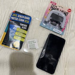 Dollar Tree - A few of my finds....screen protector and selfie light