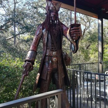 Mellow Mushroom Mount Dora - Pirate statue out back. - Pizza Near Me - Mount Dora, Florida Mellow Mushroom Mount Dora - Pirate statue out back. - Pizza Near Me - Mount Dora, Florida