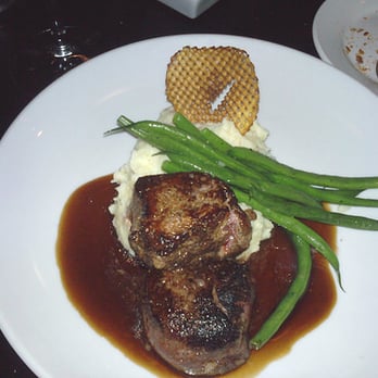 Elixir Restaurant - The filet mignon was cooked perfectly, but the sauce was bland and the "garlic smashed potatoes" had only a hint of garlic. - New American Near Me - White River Junction, Vermont