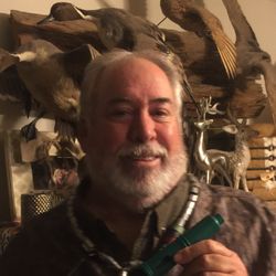 Megabucks Duck Guides - Showing the first ever mallard drake call in the history of the world. Phil invited it and gave me the first one. he said hang on to it .
