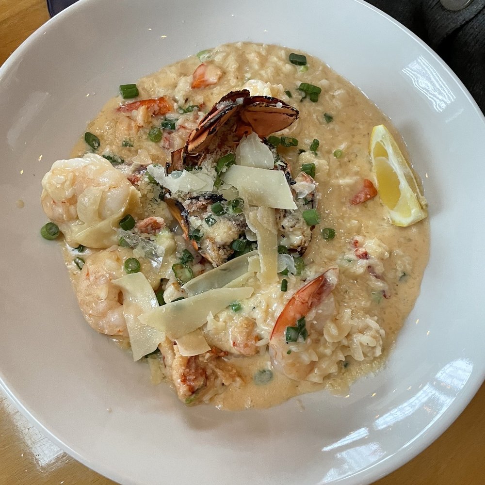 Alisson's Restaurant - Lobster Risotto - Seafood Near Me - Kennebunkport, Maine