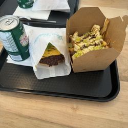 Slap Burgers - Triple burger with cheese fries
