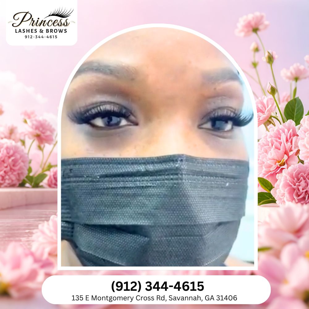 Princess lashes and brows Logo