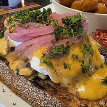 Toasted Gastrobrunch - Braised eggs benny - Breakfast & Brunch Near Me - Las Vegas, Nevada