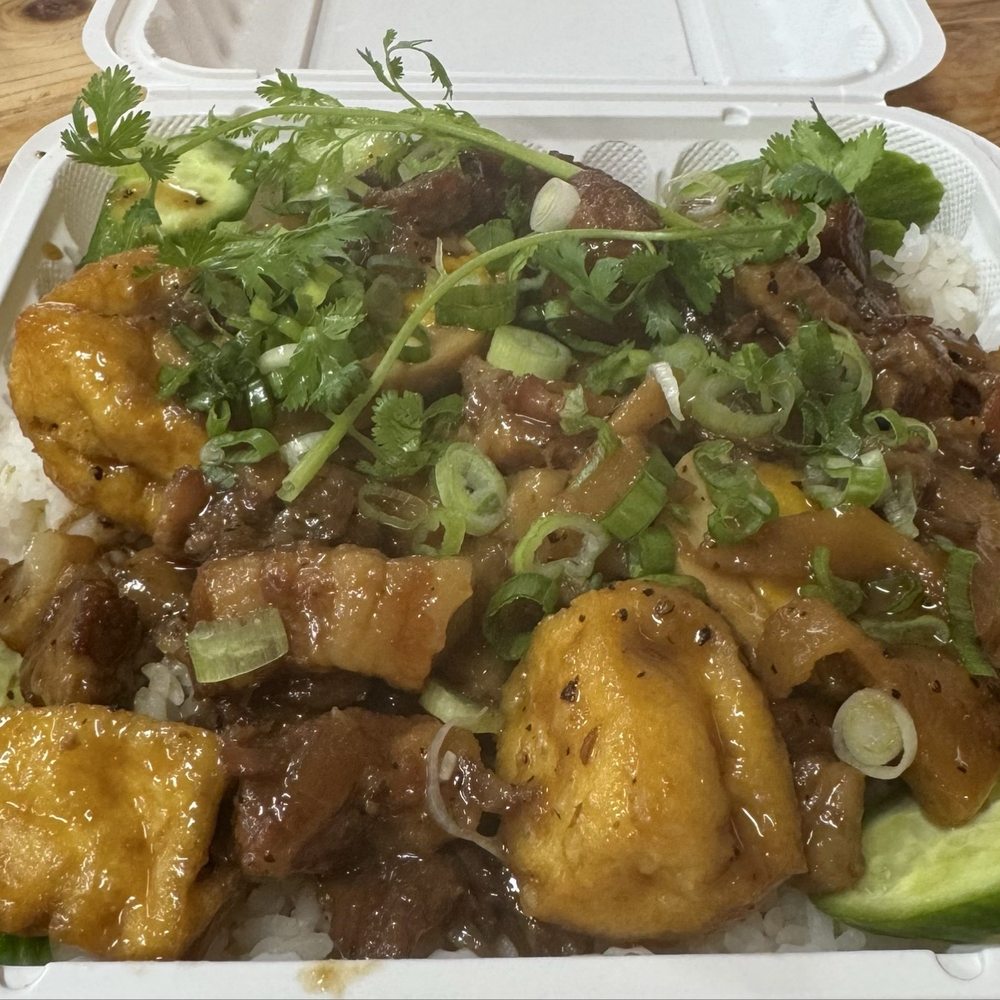 A&J Seafood Shack - Braised Pork Bowl - Asian Fusion Near Me - San Pedro, California A&J Seafood Shack - Braised Pork Bowl - Asian Fusion Near Me - San Pedro, California