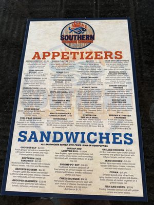 Menu photo 1 Southern Coastal Cusine Grafton, IL