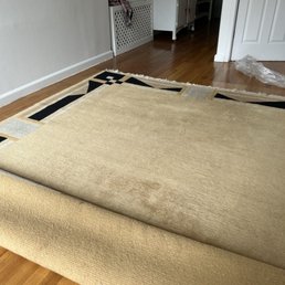 Amazing job with my rug!! Almost as good as new and only took a week when they said it would take 2 weeks! Amazing job with my rug!! Almost as good as new and only took a week when they said it would take 2 weeks!