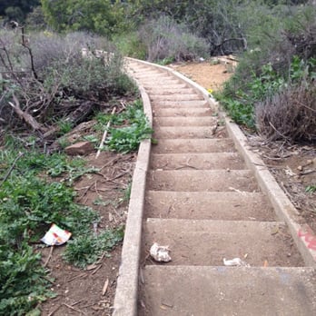 Murphy Ranch Trail - Stairs from the first gate on the trail. We chose to keep walking the paved trail. - Hiking Near Me Murphy Ranch Trail - Stairs from the first gate on the trail. We chose to keep walking the paved trail. - Hiking Near Me