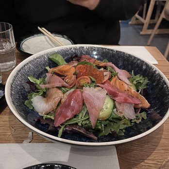 Ozakaya - Sashimi Salad - Izakaya Near Me - Brooklyn, New York Ozakaya - Sashimi Salad - Izakaya Near Me - Brooklyn, New York