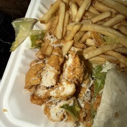 The Hammer Pub and Grille - All the chicken from the caesar wrap