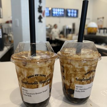 Xing Fu Tang - 01. Signature Brown Sugar Boba Milk - Bubble Tea Near Me - Seattle, Washington Xing Fu Tang - 01. Signature Brown Sugar Boba Milk - Bubble Tea Near Me - Seattle, Washington