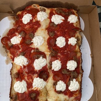 Blue Pan Pizza - Brooklyn Bridge Large Square Pizza - Pizza Near Me - Denver, Colorado