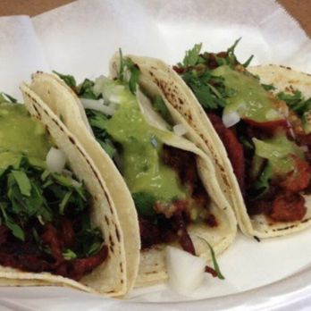 Supermercado Popular - three tacos on a paper plate - Grocery Near Me - Houston, Texas