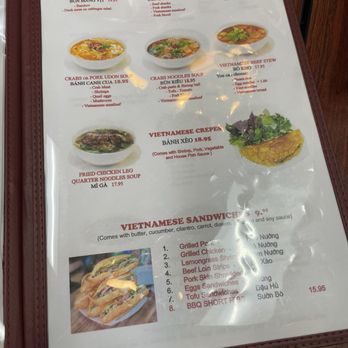Pho Gabo - Banh mi menu. - Noodles Near Me - Happy Valley, Oregon Pho Gabo - Banh mi menu. - Noodles Near Me - Happy Valley, Oregon