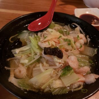 Hanabi Ramen - Vegitarian ramen with shrimp added - Ramen Near Me - Carrollton, Texas Hanabi Ramen - Vegitarian ramen with shrimp added - Ramen Near Me - Carrollton, Texas