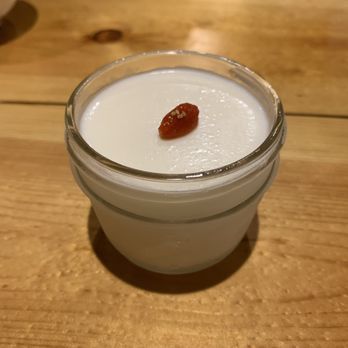 Guu with Garlic - Almond tofu - Japanese Near Me - Vancouver, British Columbia Guu with Garlic - Almond tofu - Japanese Near Me - Vancouver, British Columbia