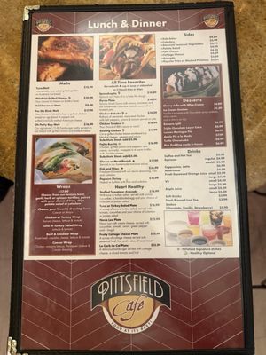 Menu photo 1 Pittsfield Cafe Chicago, IL Menu photo 1 Pittsfield Cafe Chicago, IL