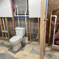 Bollman Brothers Plumbing - Up flush toilet install