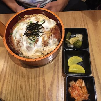 HanaMichi - Fried pork with egg over rice - Japanese Near Me - New York, New York HanaMichi - Fried pork with egg over rice - Japanese Near Me - New York, New York