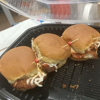 Winchell's Pub & Grill - I ate the fries before I thought you take this pic: 3 Chicken Parmesan Sliders - Pubs Near Me - Las Vegas, Nevada Winchell's Pub & Grill - I ate the fries before I thought you take this pic: 3 Chicken Parmesan Sliders - Pubs Near Me - Las Vegas, Nevada
