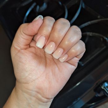 World Nails & Spa - Acrylic French Ombre Set - Nail Salons Near Me - La Habra, California