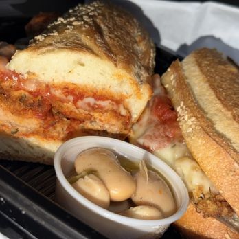Cibo - Veal parm...with beans - Pizza Near Me - Patchogue, New York