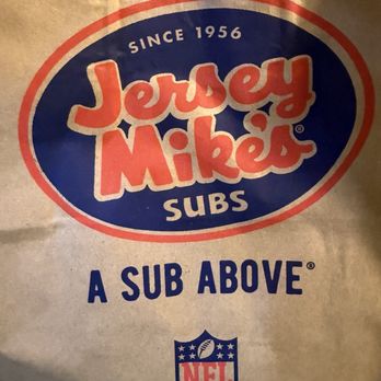 Jersey Mike's Subs - The bag because I was so hungry I remembered to take a picture after it was already in my tummy. - Fast Food Near Me - Winter Park, Florida Jersey Mike's Subs - The bag because I was so hungry I remembered to take a picture after it was already in my tummy. - Fast Food Near Me - Winter Park, Florida