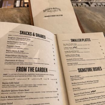 Bayou & Bottle - Food menu - New American Near Me - Houston, Texas