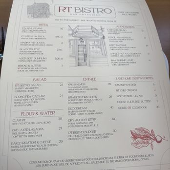 RT Bistro - Menu - New American Near Me - San Francisco, California RT Bistro - Menu - New American Near Me - San Francisco, California