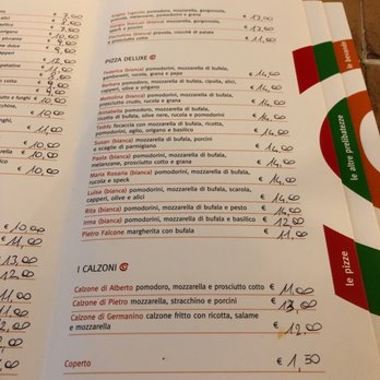 Donna Stella - Deluxe pizza and calzone menu - Pizza Near Me - Amalfi, SA