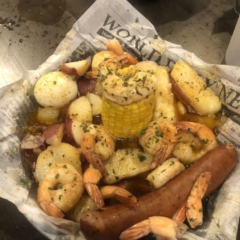 The Crab & Catfish - My grandsons shrimp platter...a win win! - Seafood Near Me - Oklahoma City, Oklahoma The Crab & Catfish - My grandsons shrimp platter...a win win! - Seafood Near Me - Oklahoma City, Oklahoma