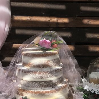 EH Cakes - White Naked Cake with Buttercream - Custom Cakes Near Me - Jurupa Valley, California EH Cakes - White Naked Cake with Buttercream - Custom Cakes Near Me - Jurupa Valley, California