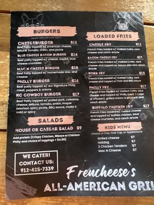 Menu photo 1 Frencheese Springfield, GA