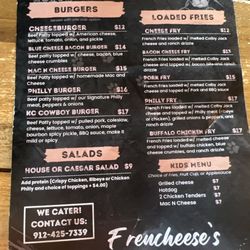 Frencheese - Menu