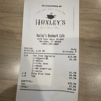 Huxley's Bookmark Cafe - Cost - American Near Me - Meriden, Connecticut Huxley's Bookmark Cafe - Cost - American Near Me - Meriden, Connecticut