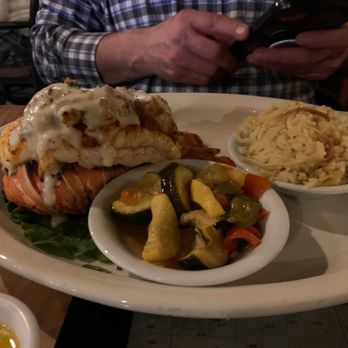 Smuggler's Cove - Stuffed 12oz lobster tail special and yes those are noodles in my rice pilaf. - New American Near Me - Tannersville, Pennsylvania Smuggler's Cove - Stuffed 12oz lobster tail special and yes those are noodles in my rice pilaf. - New American Near Me - Tannersville, Pennsylvania