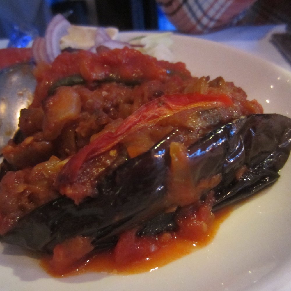 Vasis Restaurant - Aubergine tomato-ness - Greek Near Me - London, XGL