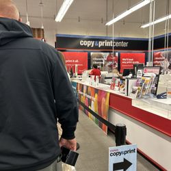 Staples - In line for a Amazon return