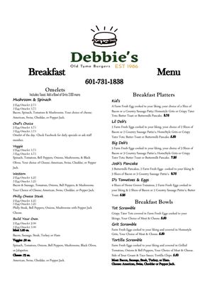 Menu photo 2 Debbie's Columbia, MS
