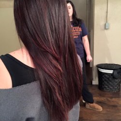 Salon Off the Square - Dark to Red Ombre!!!!