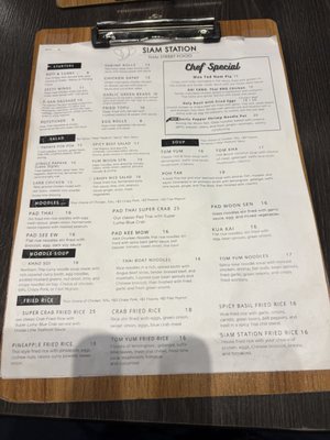 Menu photo 2 Siam Station Cerritos, CA