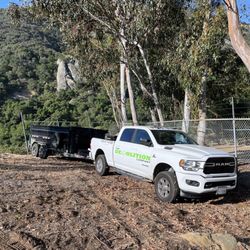 Bonander Featherlite Truck and Trailer of Bakersfield - Dump trailer in use